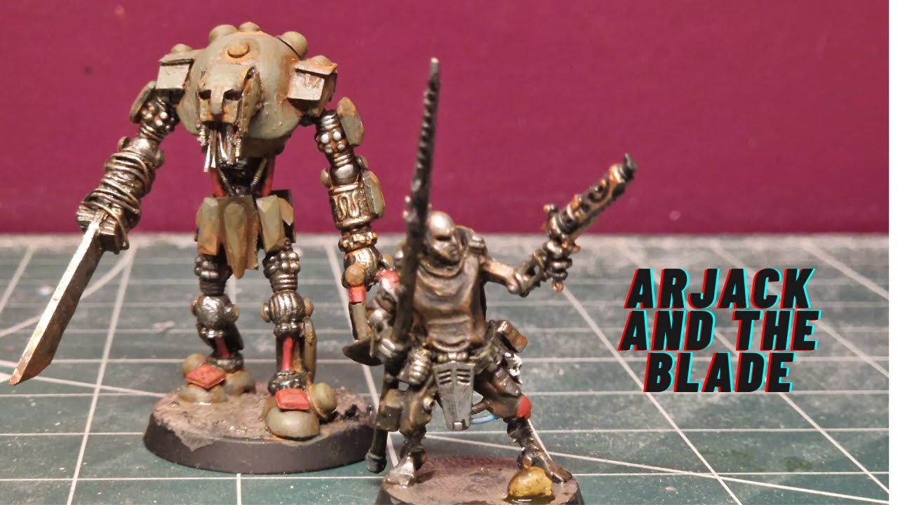 Making my first BEAD BOT scratch building miniatures (Arjack and the blade)
