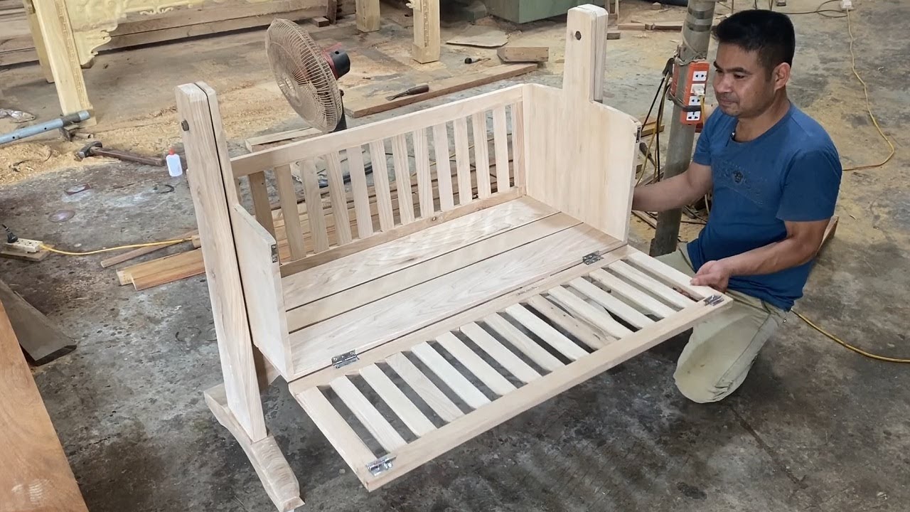 Amazing Woodworking Project Design Ideas - How To Build A Modern Versatile Single Cribs For Your Son
