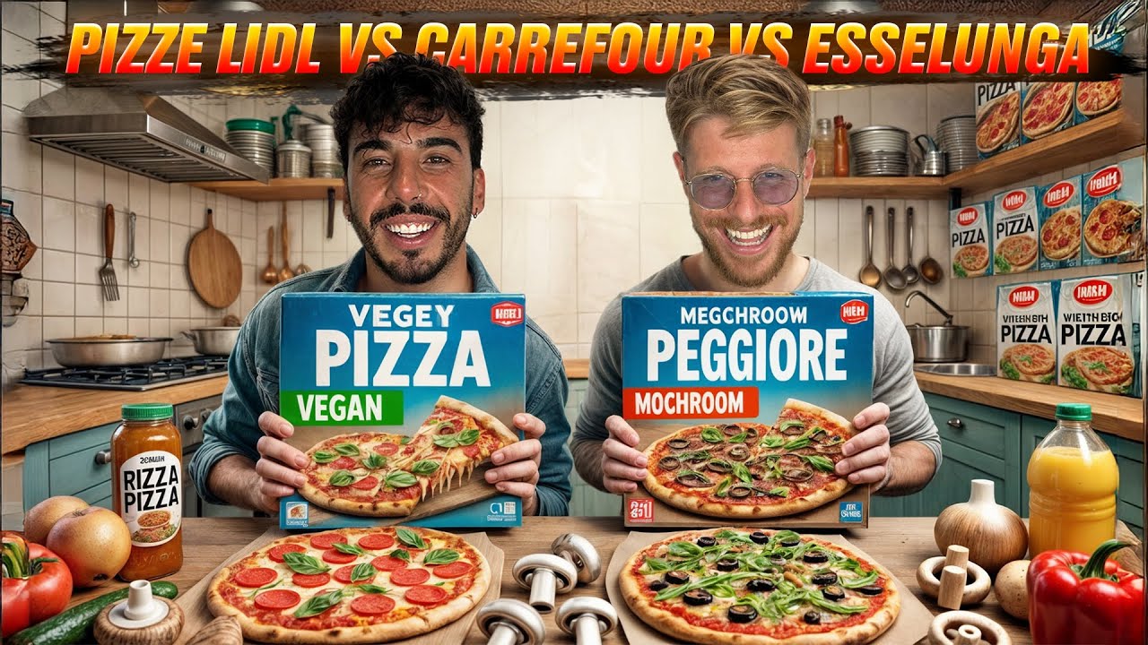 PIZZA CARREFOUR VS PIZZA LIDL VS PIZZA ESSELUNGA - NON CI POSSO CREDERE TROVIAMO DELLE PIZZE ASSURDE