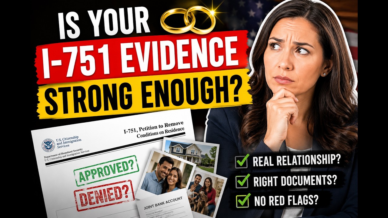 💍 Достаточно ли веские доказательства для вашей формы I-751?