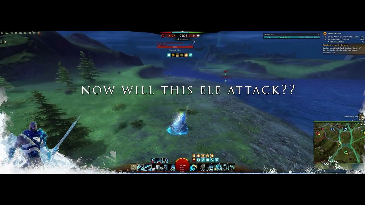 GW2 WvW Power/Celestial Willbender One Shot Dragonhunter roaming fun