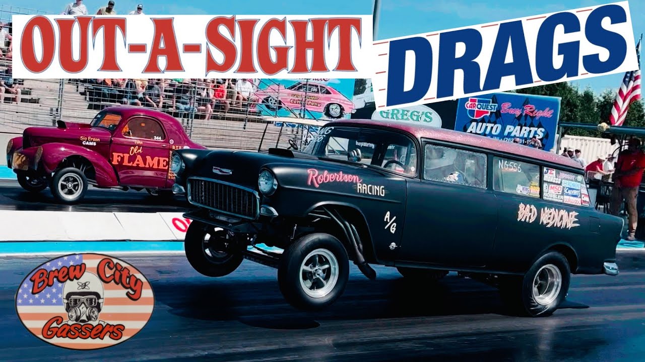 INSANE Vintage Drags At America’s Oldest Drag Strip | Out-A-Sight Drags, Great Lakes Dragaway