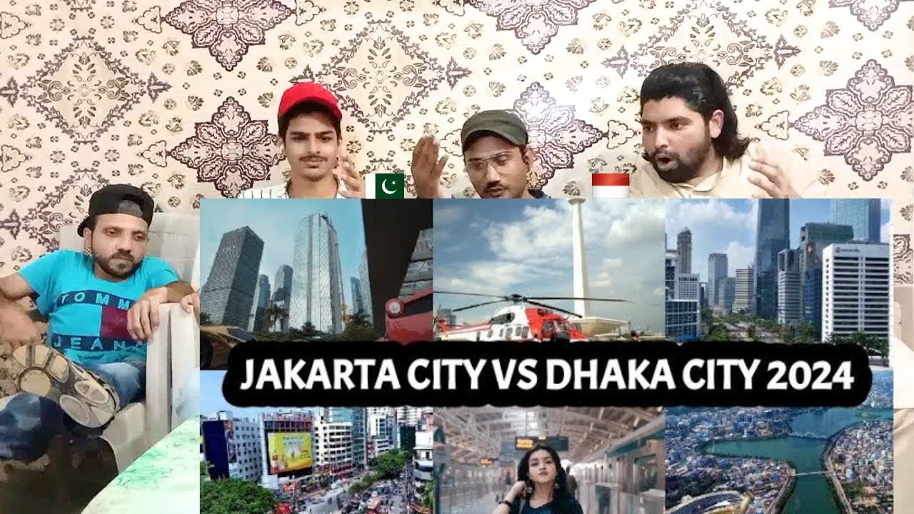 JAKARTA CITY VS DHAKA CITY 2024 | Pakistani Reaksi | D-R-RUE