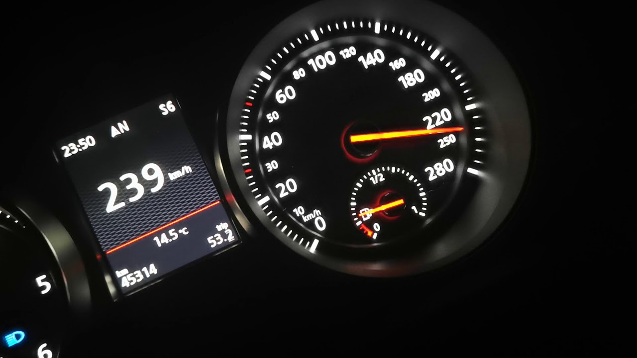 Golf 7 gtd 2.0 tdi 184 cv gtd 244 km/h...top speed, velocità massima