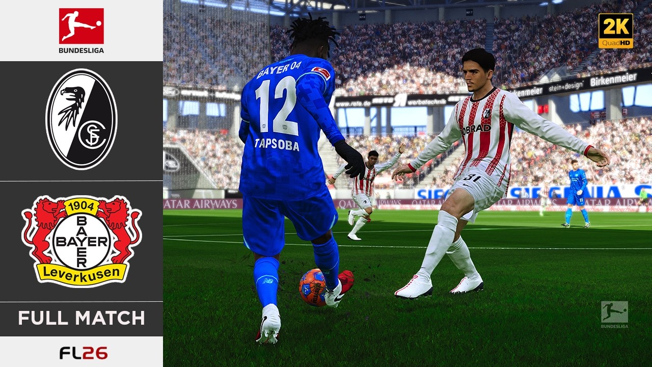 FL 26 | Bundesliga 25/26 | SC Freiburg vs Bayer 04 Leverkusen | Realistic MODs | 2K HDR | PC