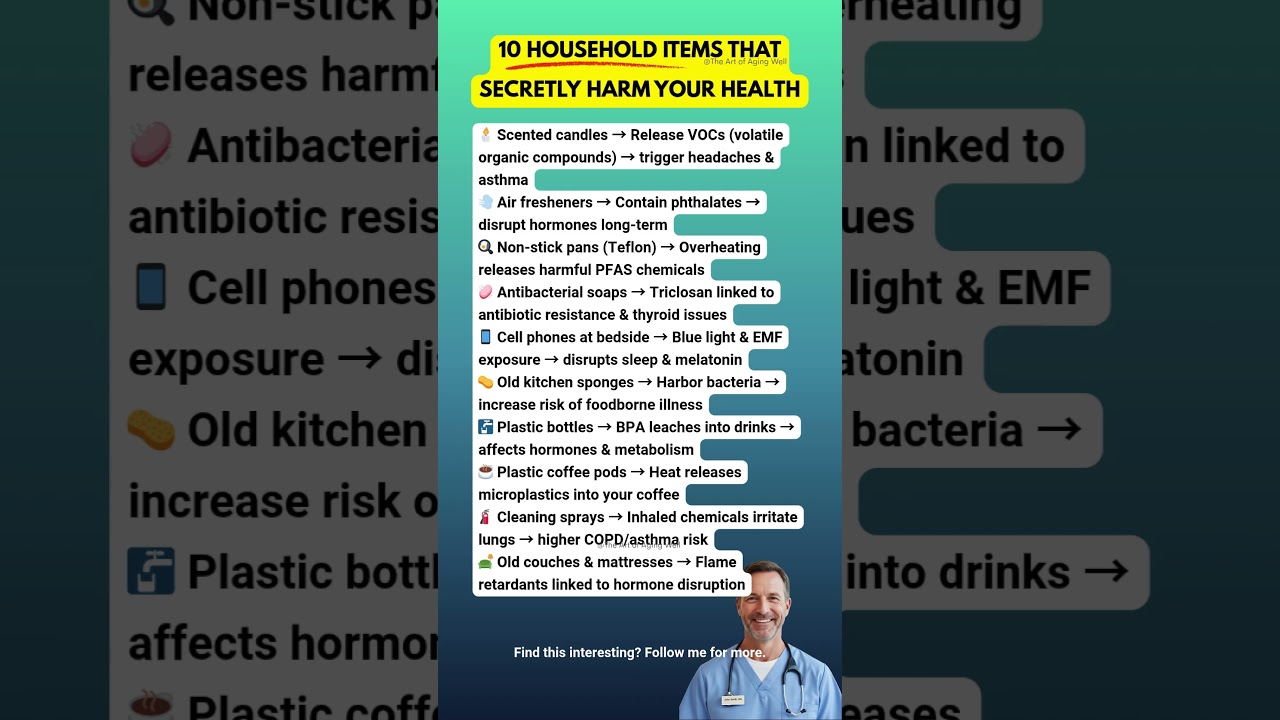 You&rsquo;re Toxic ⚠️ 10 Household Items SECRETLY Harming Your Health