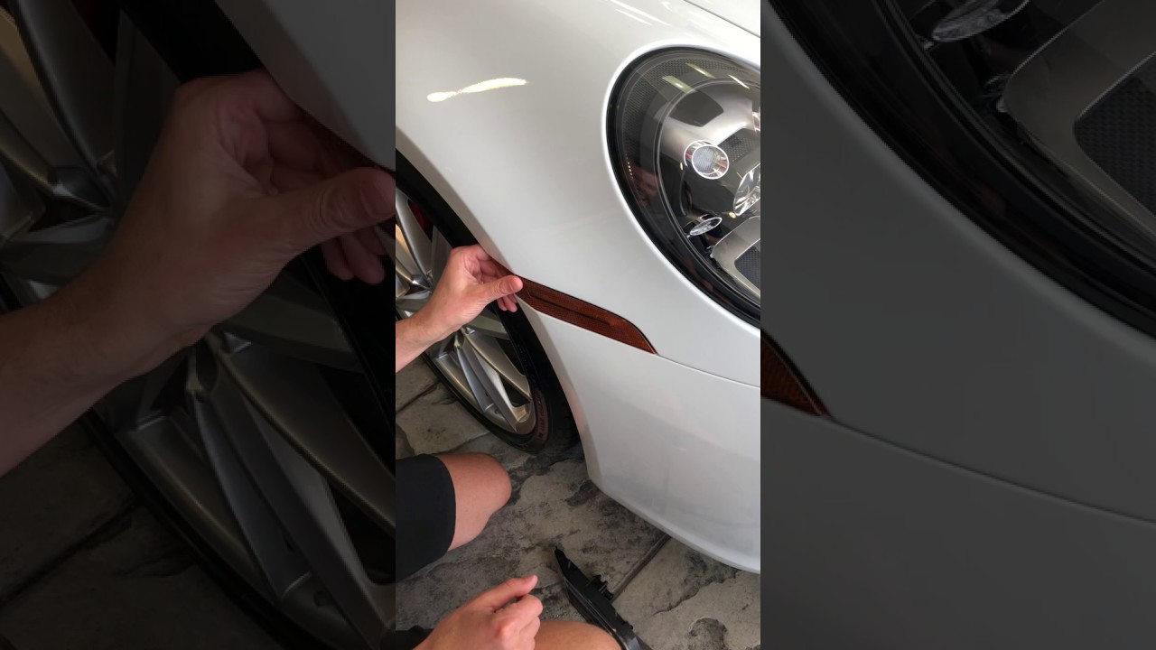 992 Porsche Clear Side Marker Light Installation