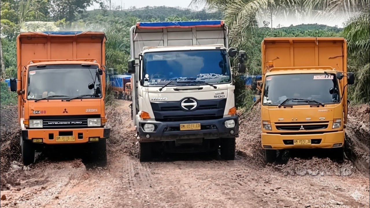 Dilarang Baper ‼️ Baru Kali Ini Truk Terkuat Dibumi Fuso Fighter Jadi Ayam Sayur Dihadapan Hino 500
