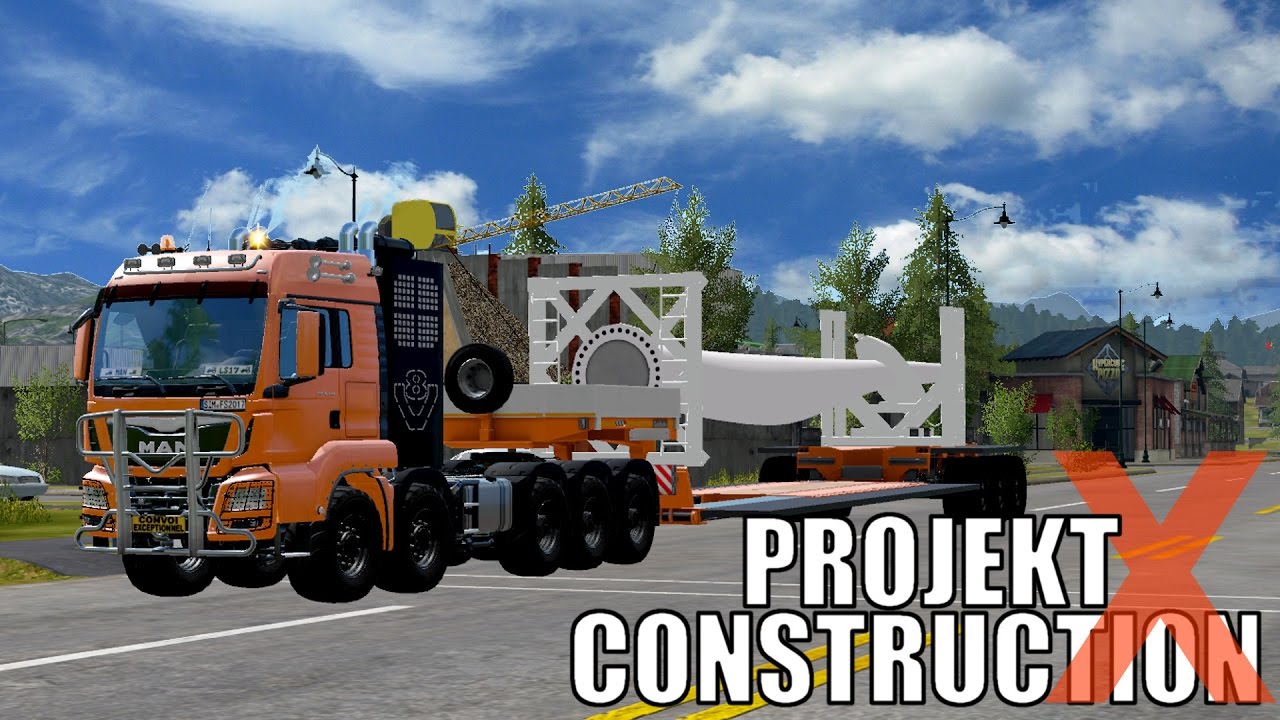 XXL SCHWERTRANSPORT - DER FL&Uuml;GEL MUSS ZUM WINDRAD - PROJEKT CONSTRUCTION X #7