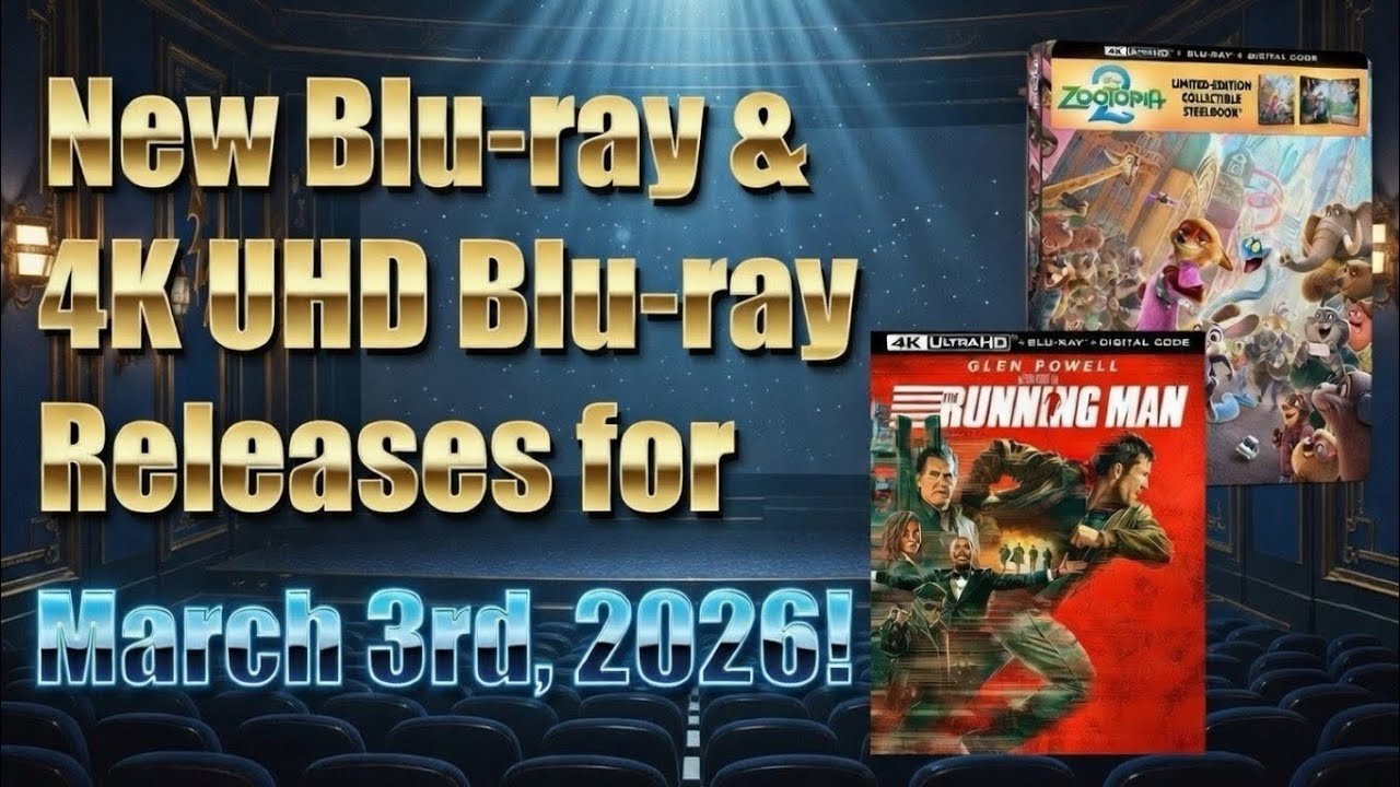 Новые релизы на Blu-ray и 4K UHD Blu-ray запланированы на 3 марта 2026 года!