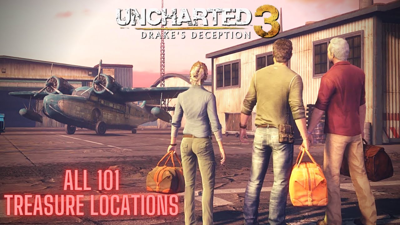 Uncharted 3 Drake's Deception Remastered - All 101 Treasure Locations