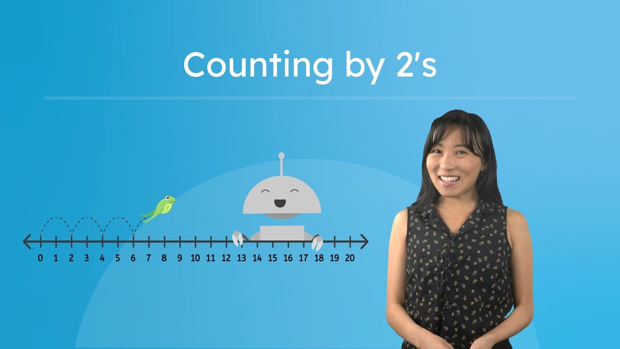 Counting by 2's - Skip Counting Practice for Kindergarteners