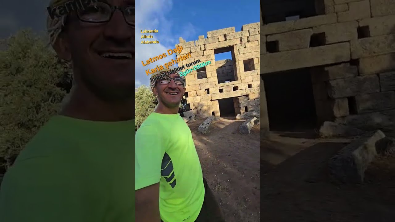 Latmos Dağı karia uygarlığı şehirleri kamplı uzun bisiklet turum 