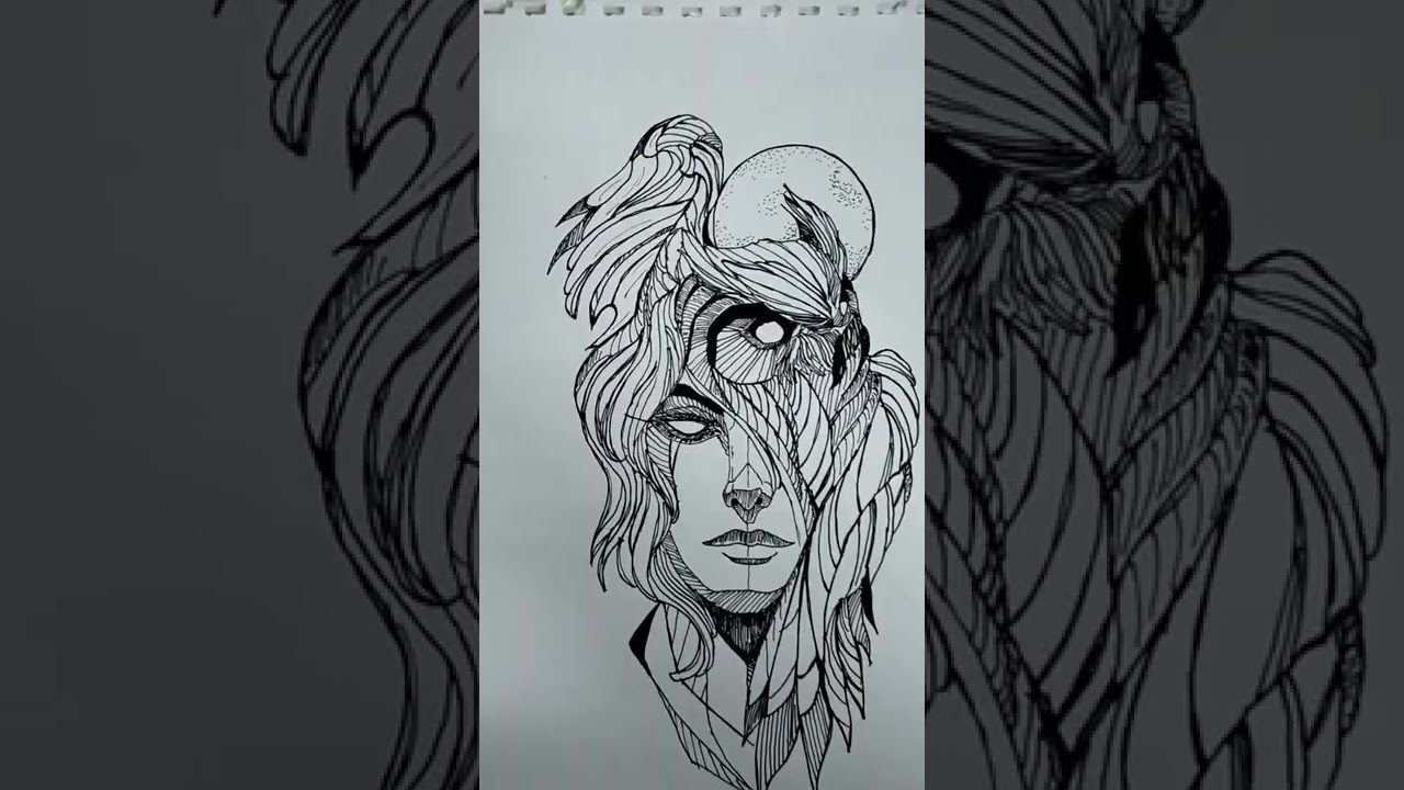 Art vs. relaxing music.. 🦉 #Art #Music #ink #Relax