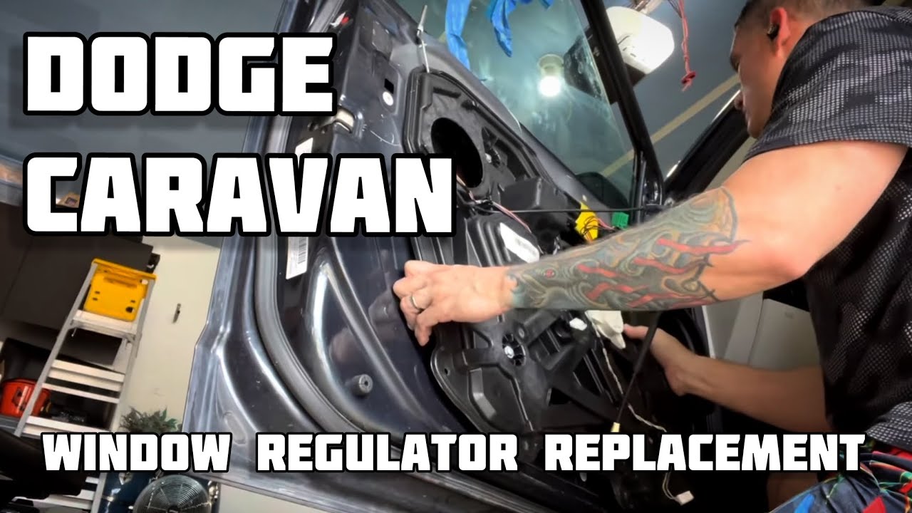 Заклинило окно в Dodge Caravan! Разборка двери и замена регулятора/мотора своими руками! Dadmobile