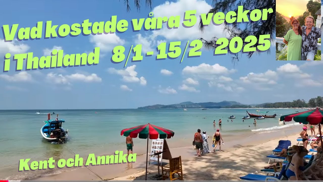Vad kostar vår resa till Thailand 2025