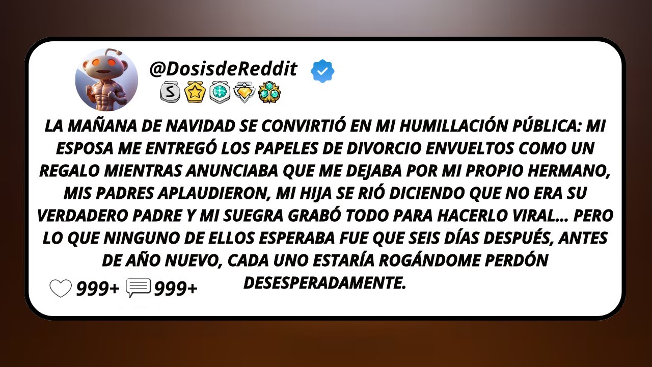 La Mañana De Navidad Se Convirtió En Mi Humillación Pública: Mi Esposa Me Entregó Los Papeles De...