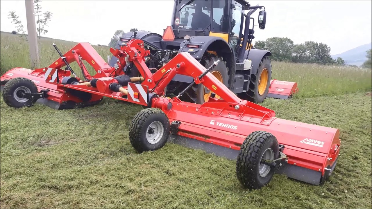 Mulčovací kombinace TEHNOS MU2Z 840 Profi LW a MU 280 LW