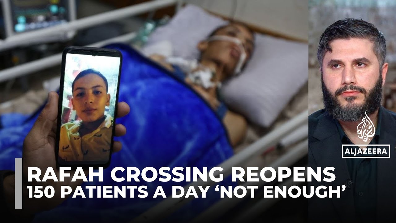 Rafah opening a 'token' that 'doesn't scratch the surface' of Gaza crisis, says doctor