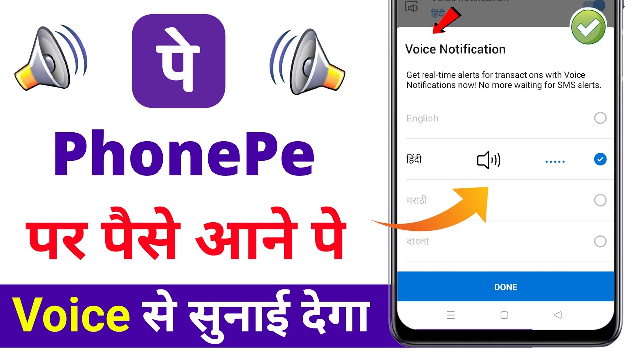 Phone Pe Voice Notification Kaise Chalu Kare || How To Enable Phone Pe Voice Alert