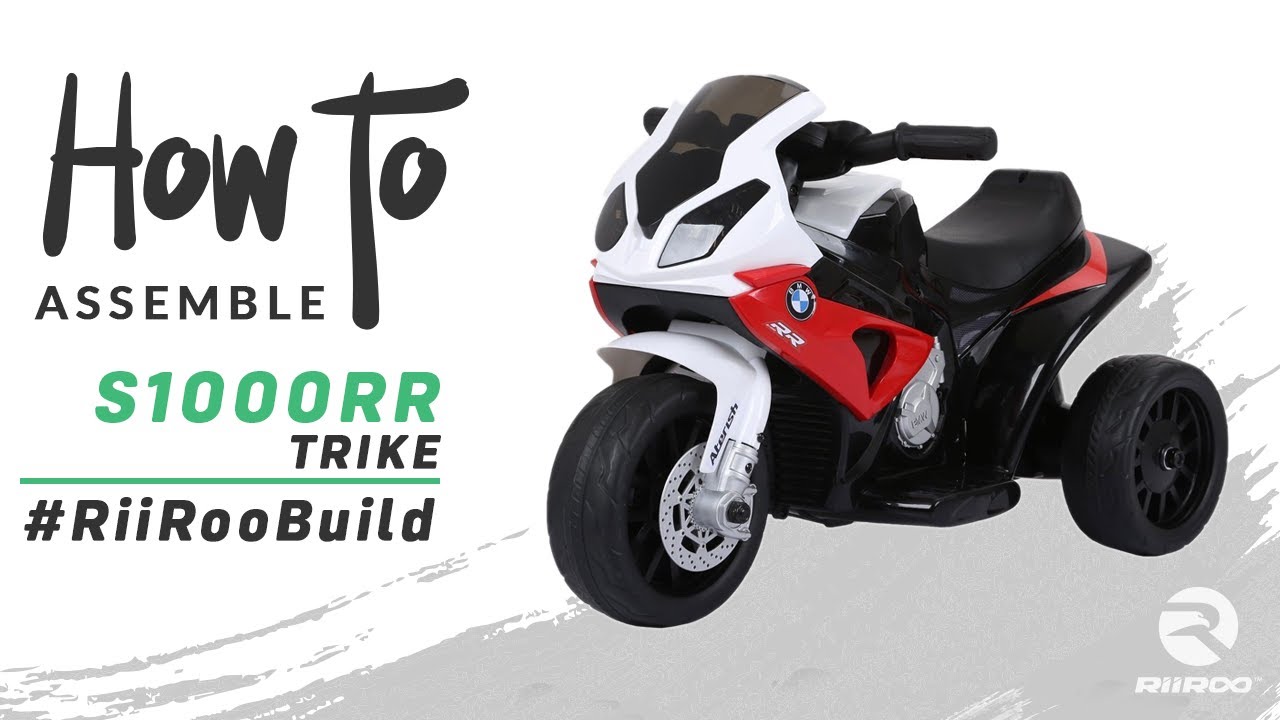 BMW S1000RR 6V Mini Motorbike Trike Kids Electric Ride On Bike Assembly Instructions