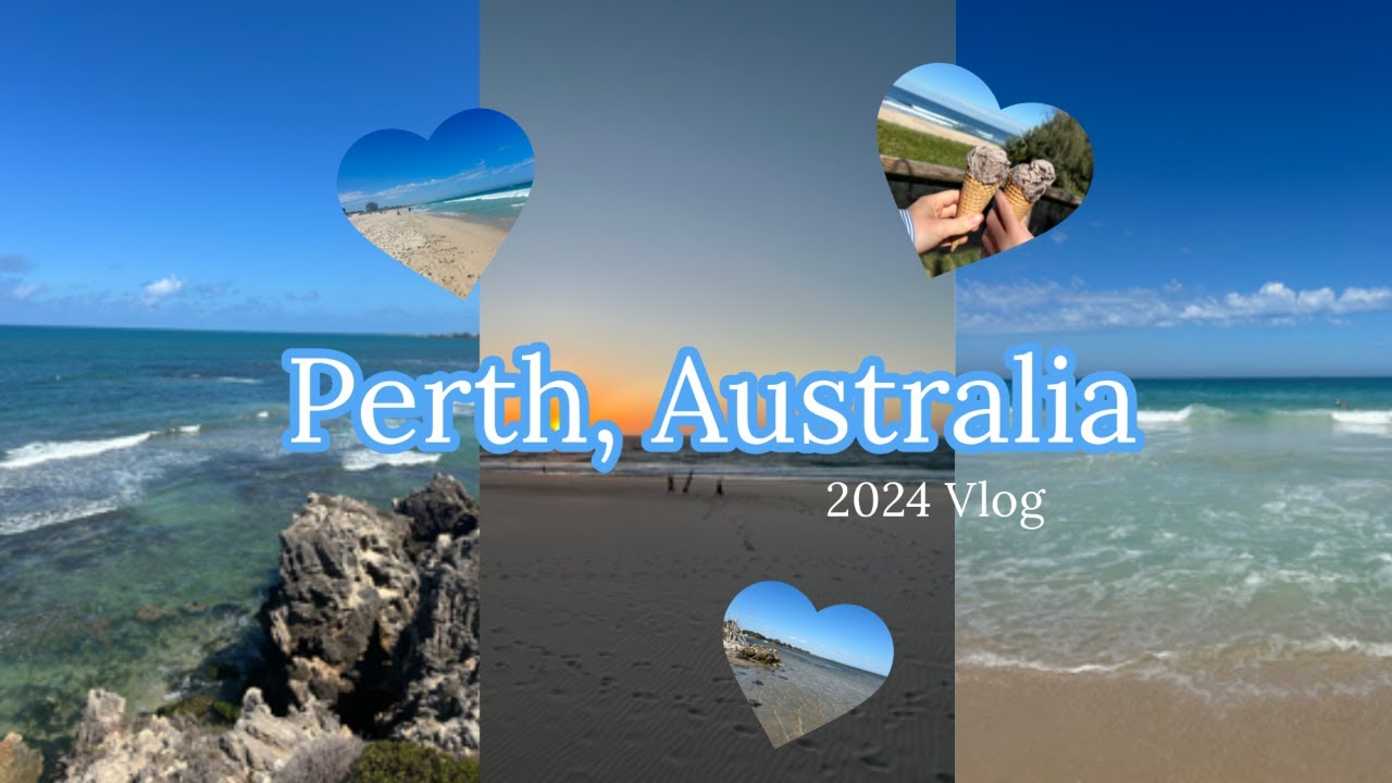 SUMMER HOLIDAY IN PERTH: sun, beaches, market, ice cream🍦🌊☁️🌸