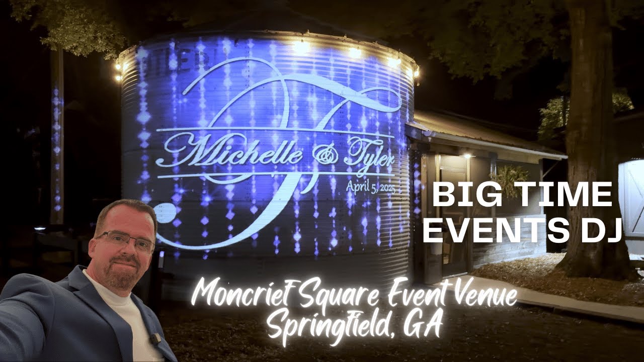 Elegant Wedding at Moncrief Square | Epic Monogram & Packed Dance Floor | Big Time Events DJ