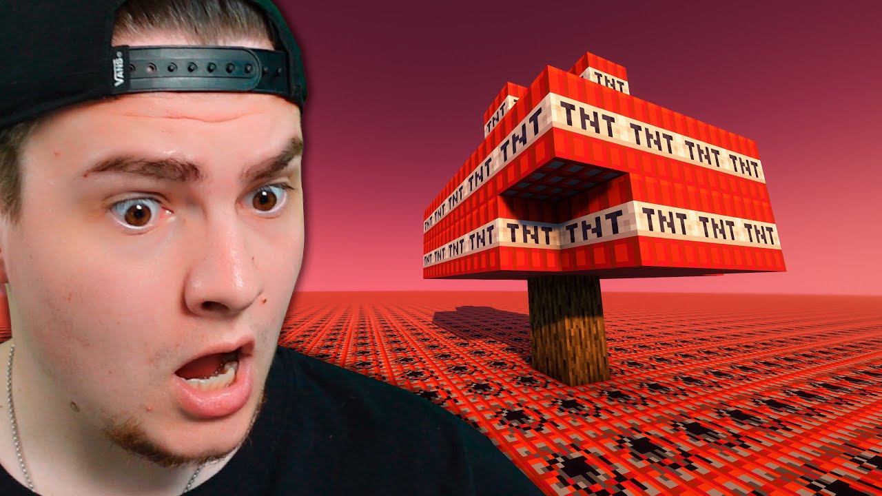 Minecraft, mutta maailma on TNT!