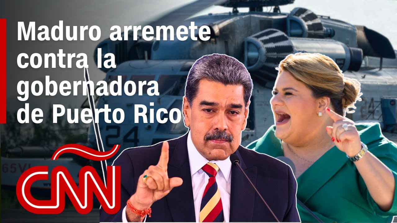 Maduro arremete contra la gobernadora de Puerto Rico por respaldar la presencia militar de EE.UU.
