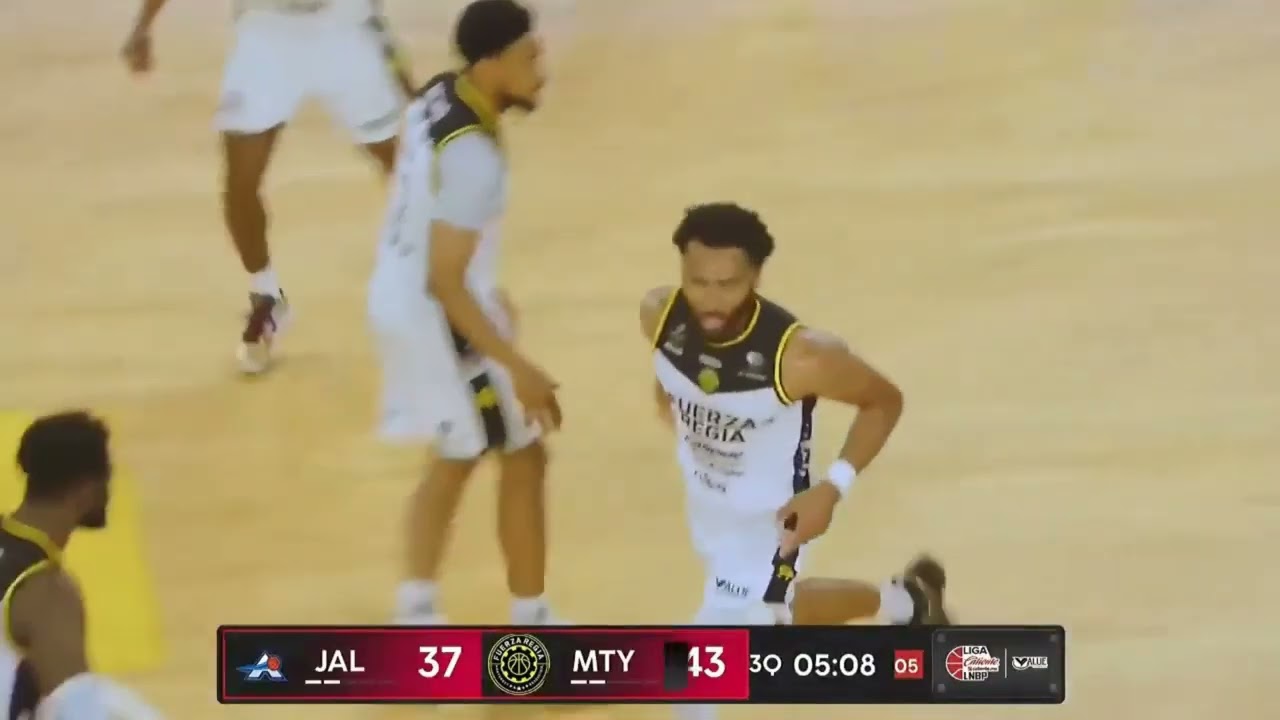 Jalen Adaway - Highlight Reel - Fuerza Regia (Mexico - LNBP) - 2024