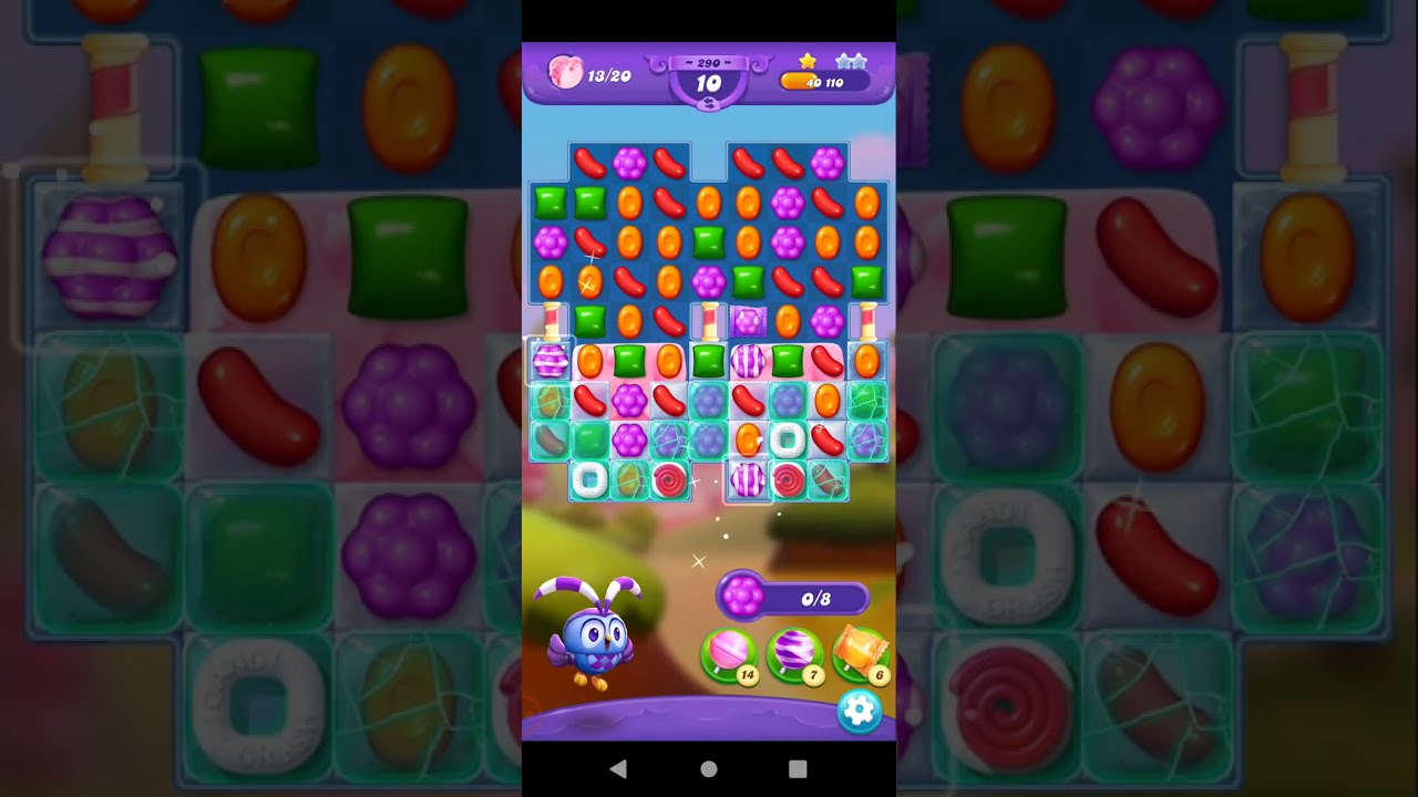 Candy Crush Friends Saga Levels 288 to 290