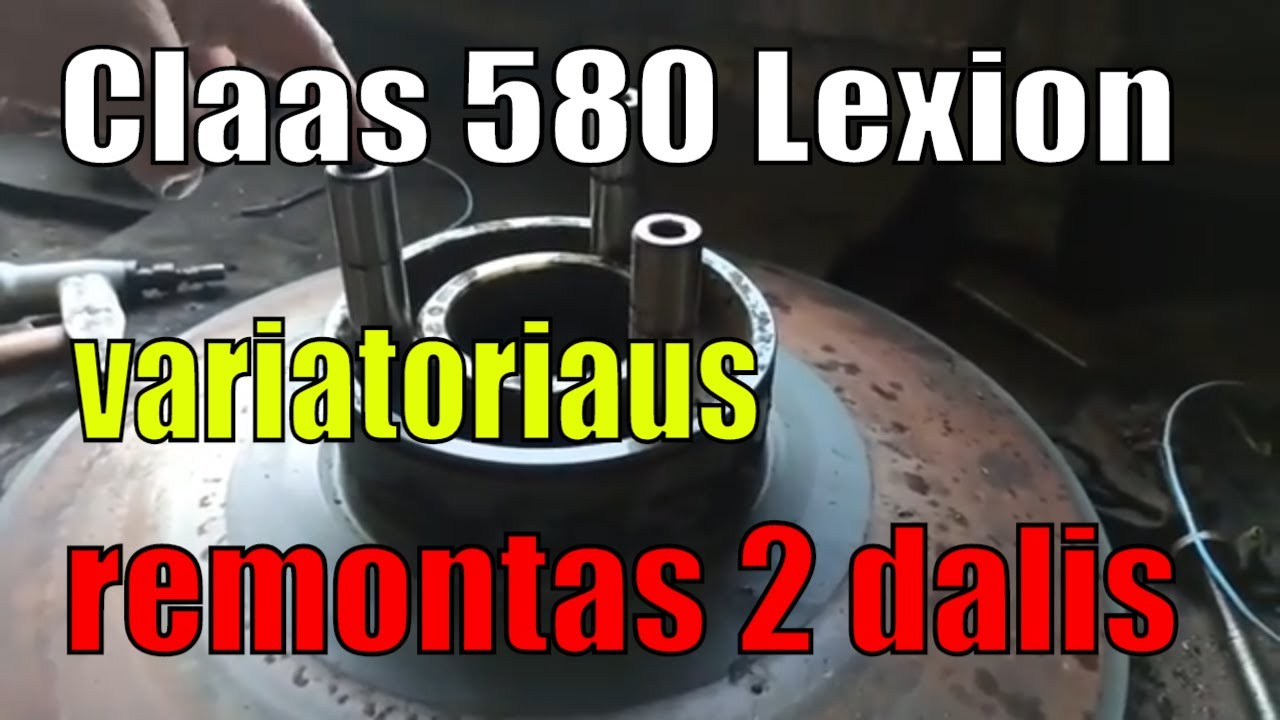 Kombaino Claas 580 Lexion remontas 2 dalis