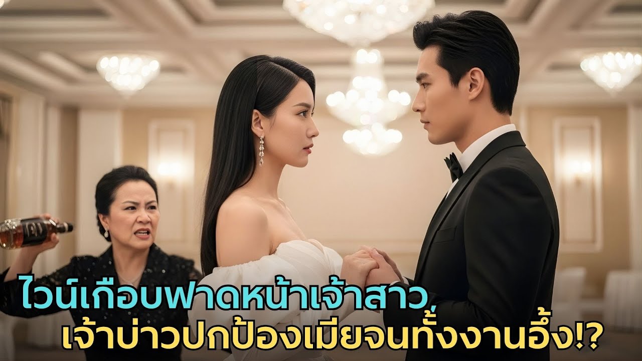งานแต่งหรูพัง! แม่สามีสาดไวน์ใส่เจ้าสาว—แต่เจ้าบ่าวจับมือภรรยา ทำทั้งงานเงียบกริบ! |เจ้าสาวโดนทำร้าย