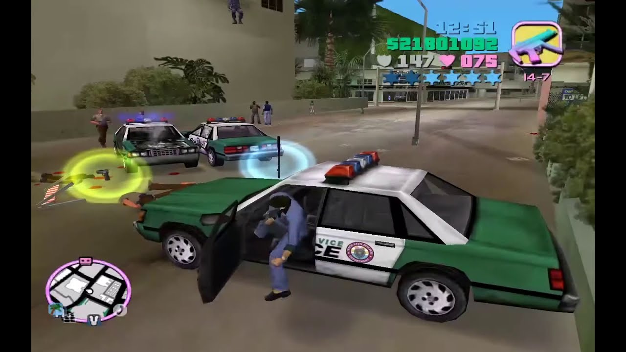GTA Vice City Police Attack 3