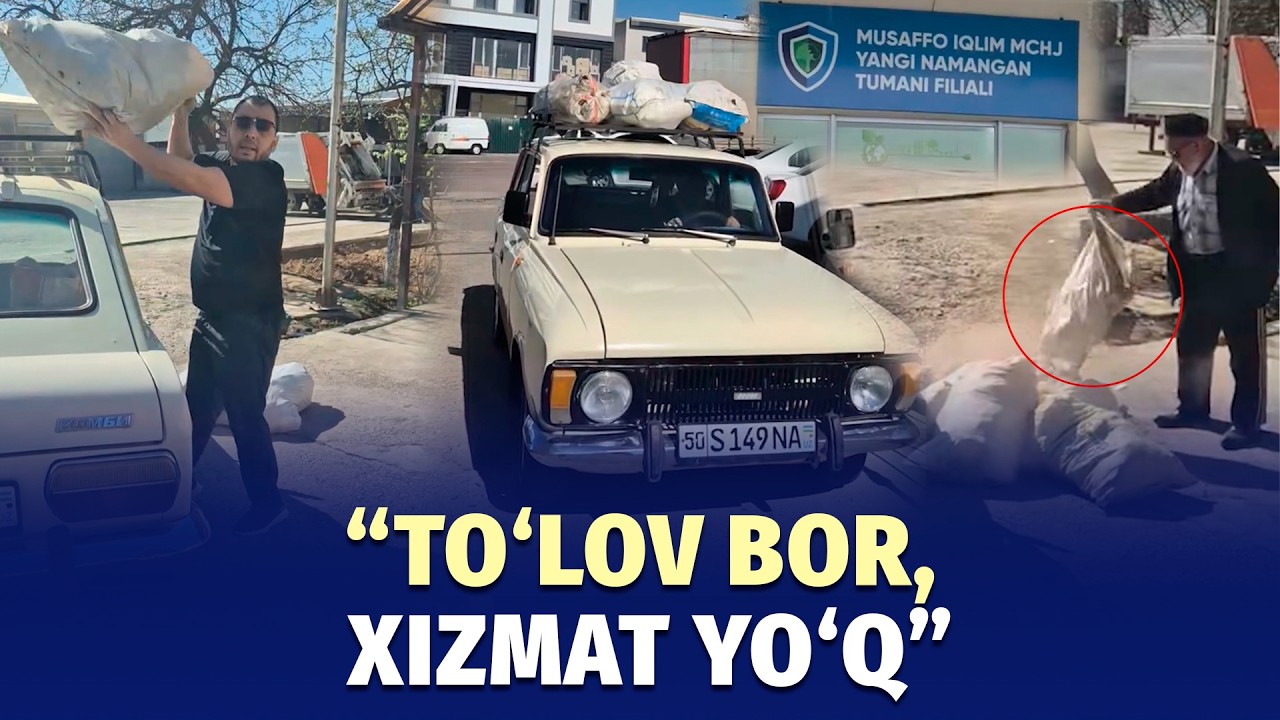 Antiqa jazo. Namanganda chiqindi muammosi