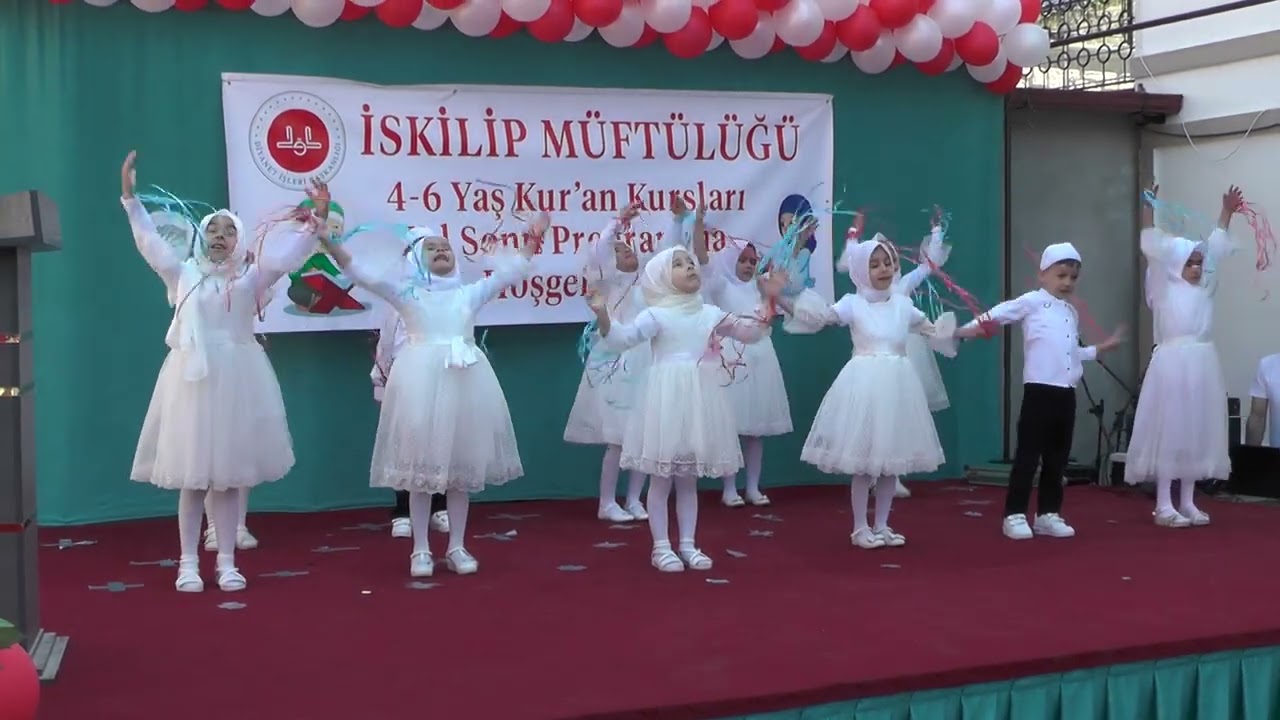 İskilip Anaokulu 4-6 Yaş Kur'an Kursu Öğrencileri Yıl Sonu Gösterisi - “Birsin Allah’ım”