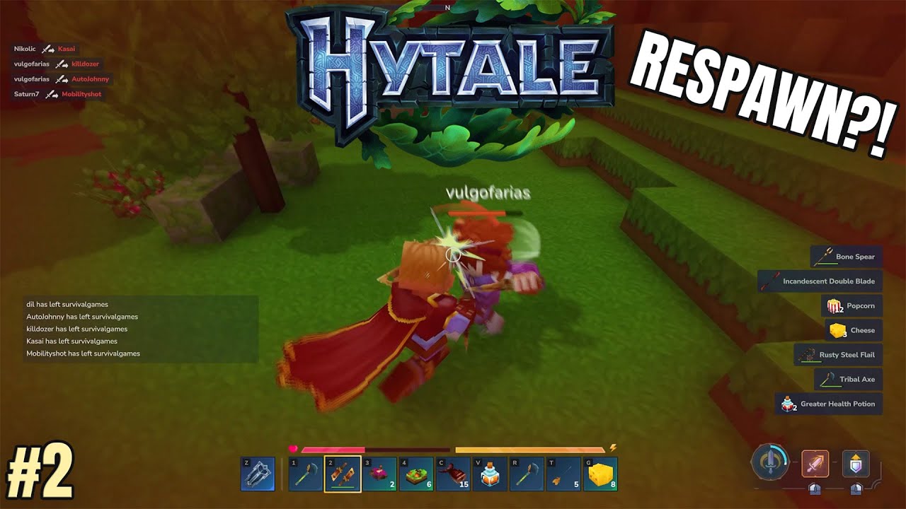 ABUSE?! | HYTALE SURVIVAL GAMES #2