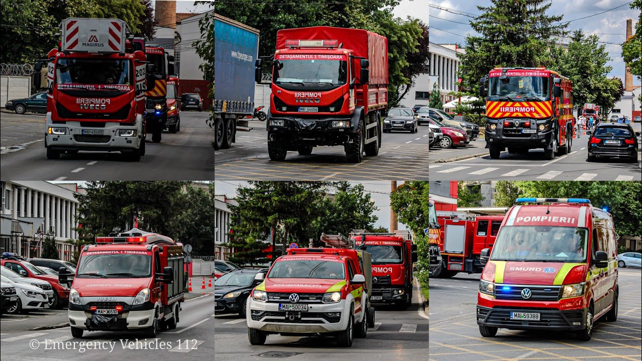 Pompierii Smurd / Smurd firefighters in / în Timisoara