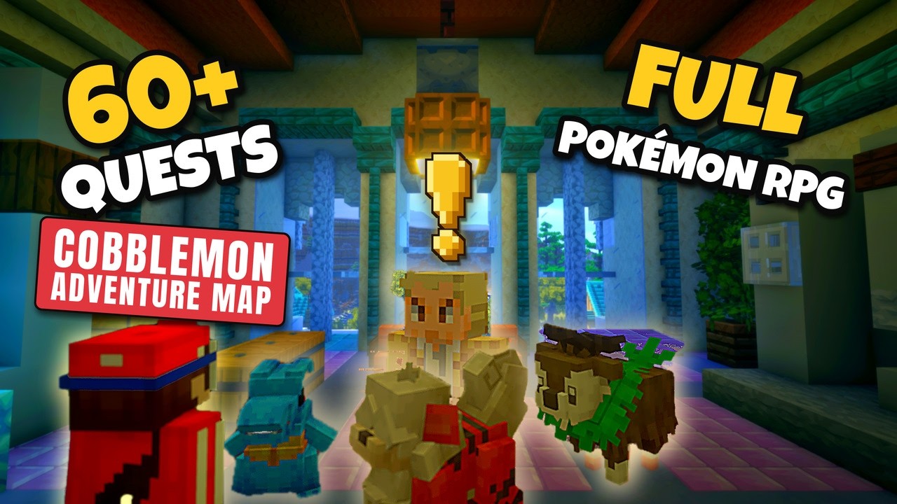 Cobblemon Adventure Map Reveal Trailer &mdash; A Pok&eacute;mon RPG in Minecraft