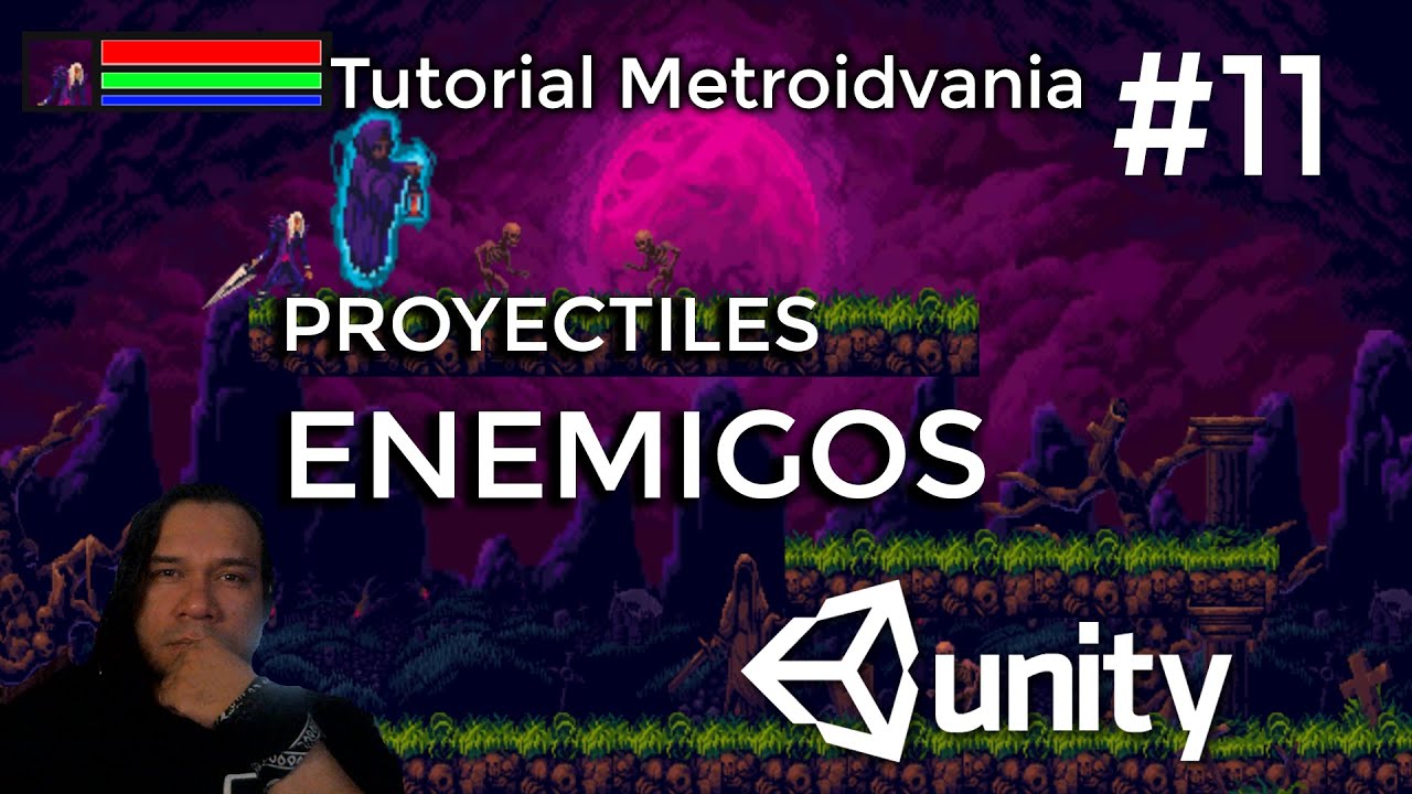 Tutorial #11 - Juego de Plataforma y Metroidvania en Unity 2D: Proyectiles Enemigos
