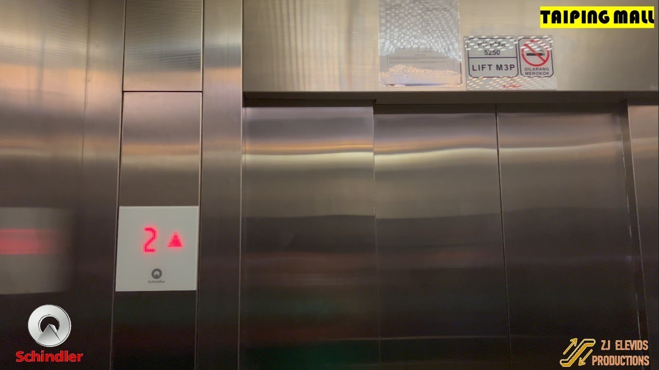 Another 3 Schindler 5500 Elevators at Taiping Mall, Taiping, Perak, Malaysia.