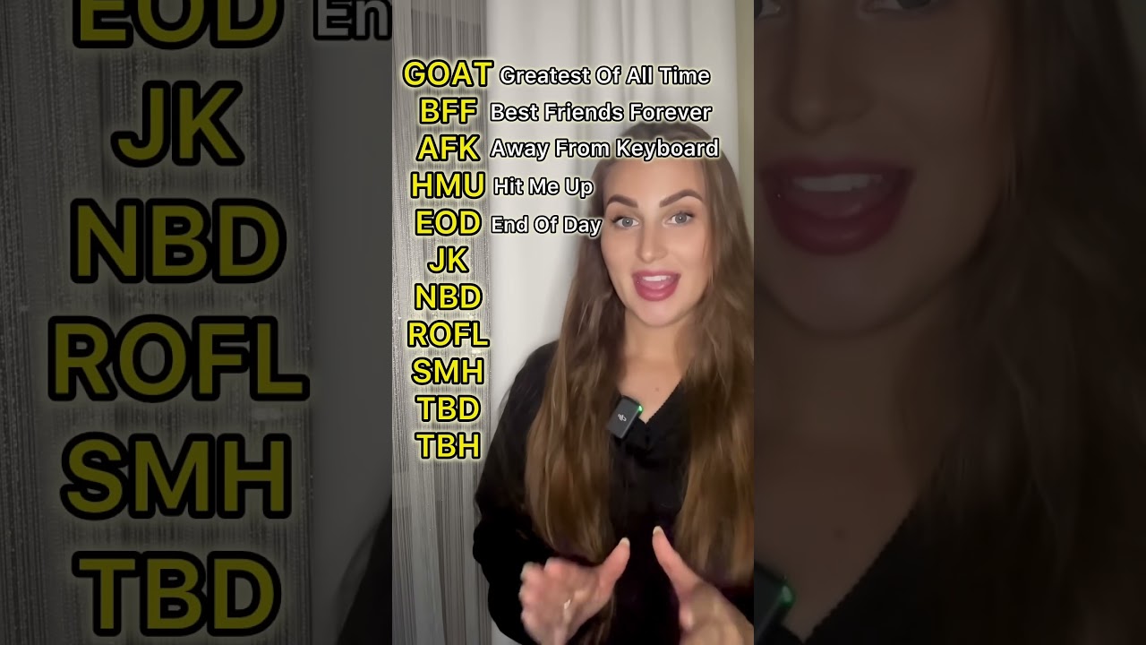 Master English Acronyms Fast!  Boost Your Vocabulary & Speaking Skills