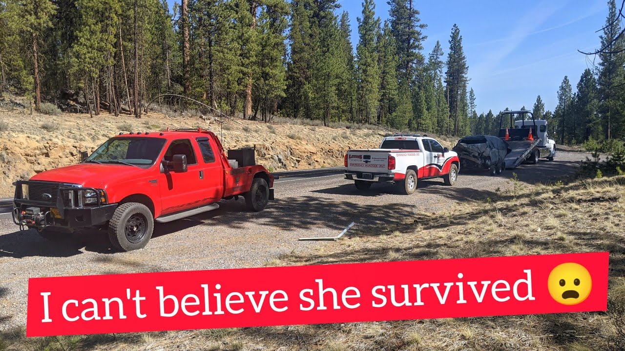 When swerving for a deer almost costs you your life...    Major accident recovery