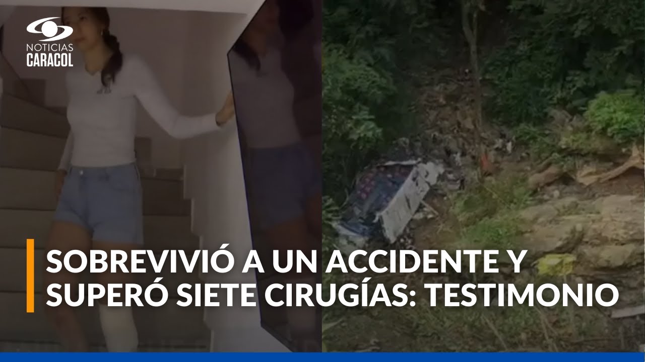 Joven que sobrevivió al trágico accidente de bus en Antioquia superó 7 cirugías y este es su relato