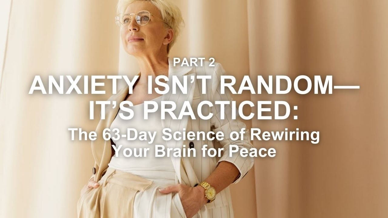 Anxiety Isn’t Random—It’s Practiced: The 63-Day Science of Rewiring Your Brain for Peace (Part 2)