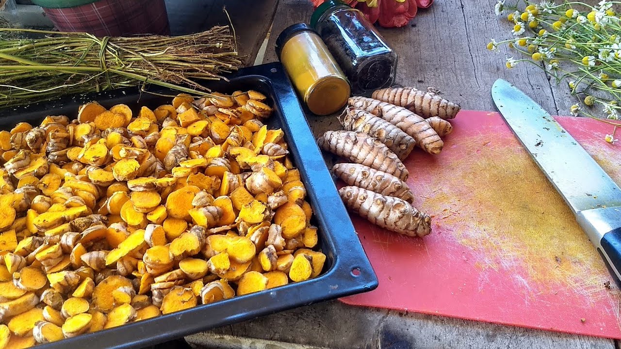Desde casa les presento cómo... PROCESAR Y CONSERVAR LA CURCUMA Y LA MANZANILLA