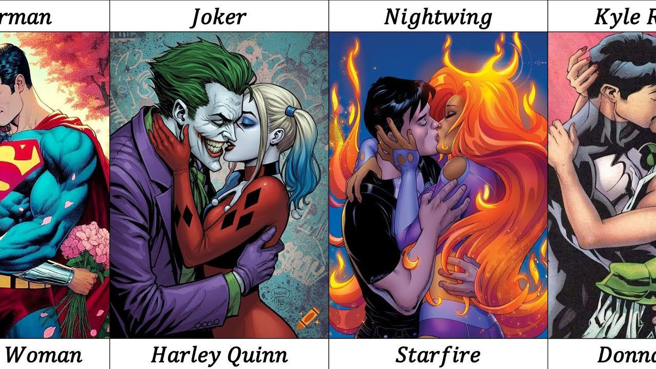 DC comics romantic interests (Part 1/2)