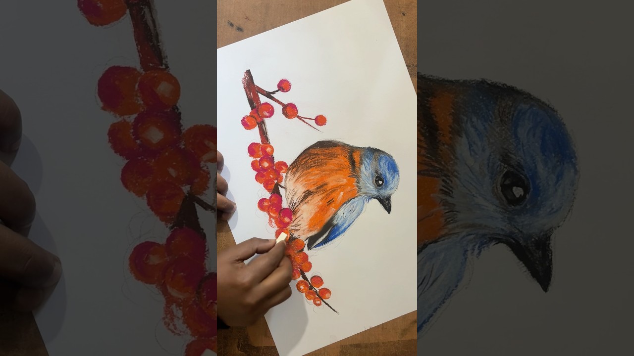 Pastels Bird 