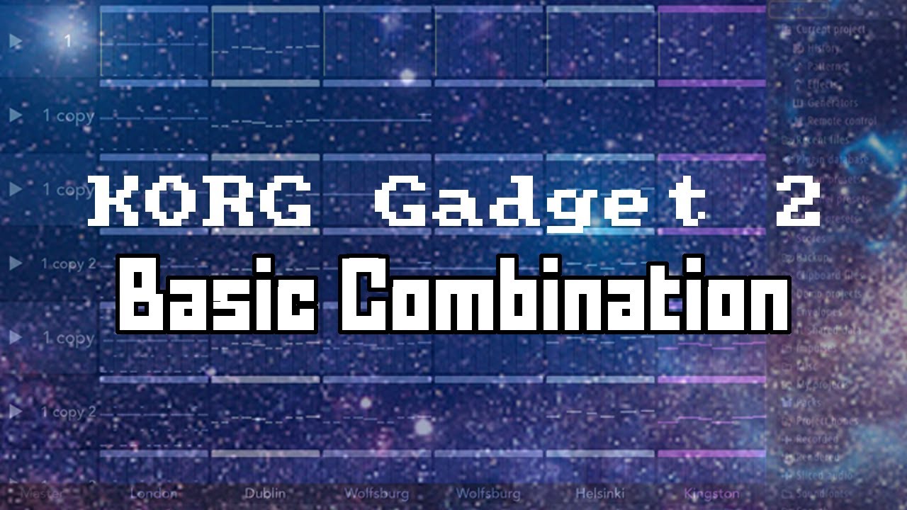 Basic Combination - KORG Gadget 2 (iOS)