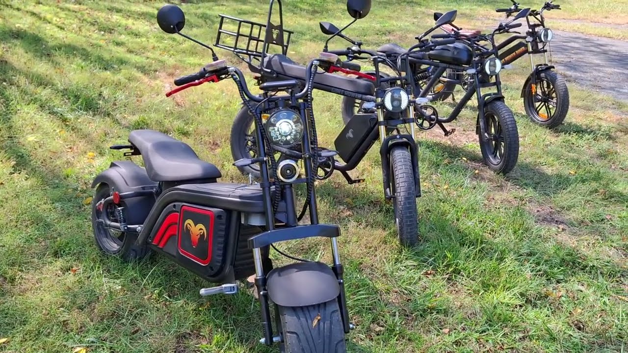 GOAT POWER BIKES Lineup Comparison. The Hulk Goat, Motor Goat, Billy Goat, Power Goat Bikes.